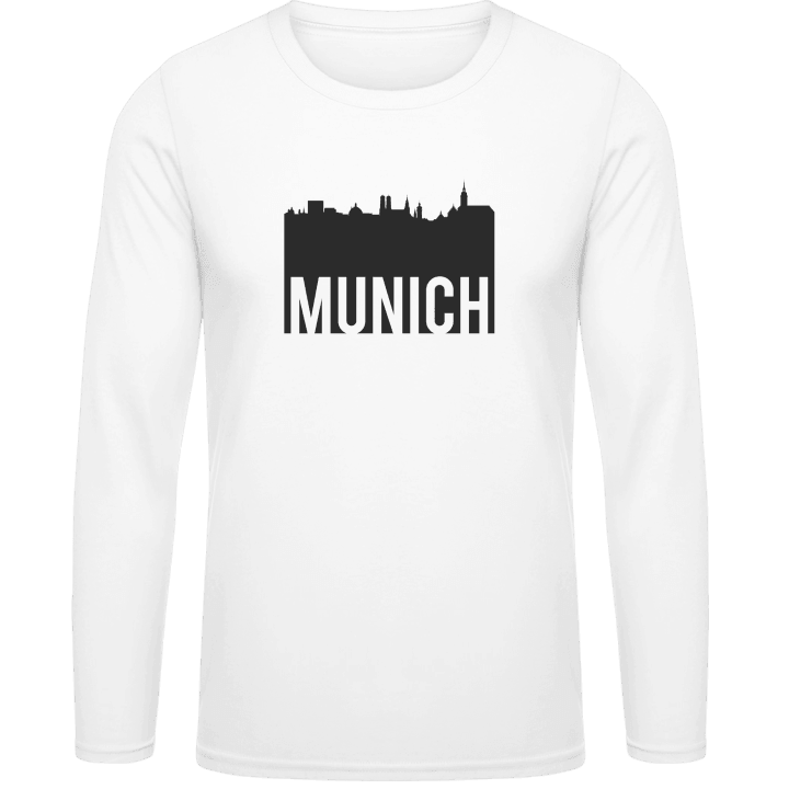 Munich Skyline T-shirt à manches longues contain pic