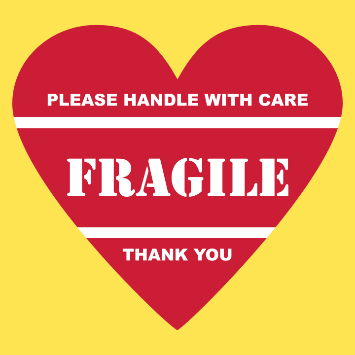 Fragile Heart Please Handle With Care Huvtröja 0 image