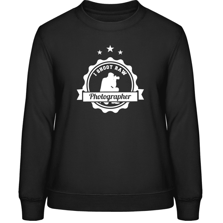 I Shoot Raw Photographer Sweat-shirt pour femme contain pic