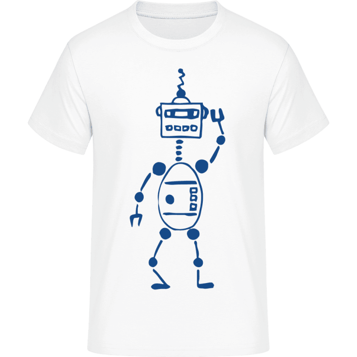 Funny Robot Illustration Camiseta 0 image