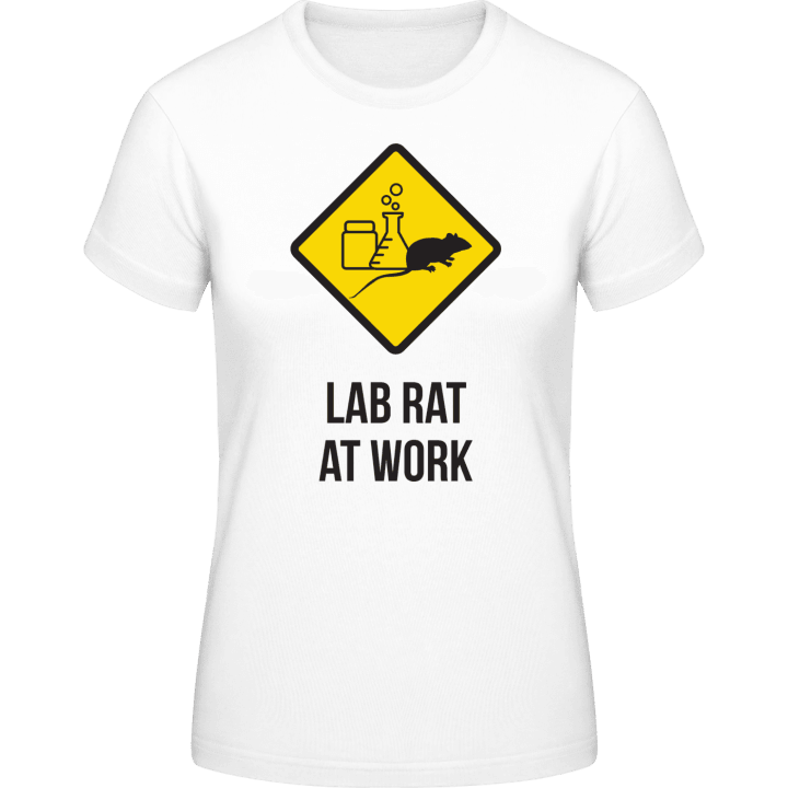 Lab Rat At Work T-shirt för kvinnor contain pic