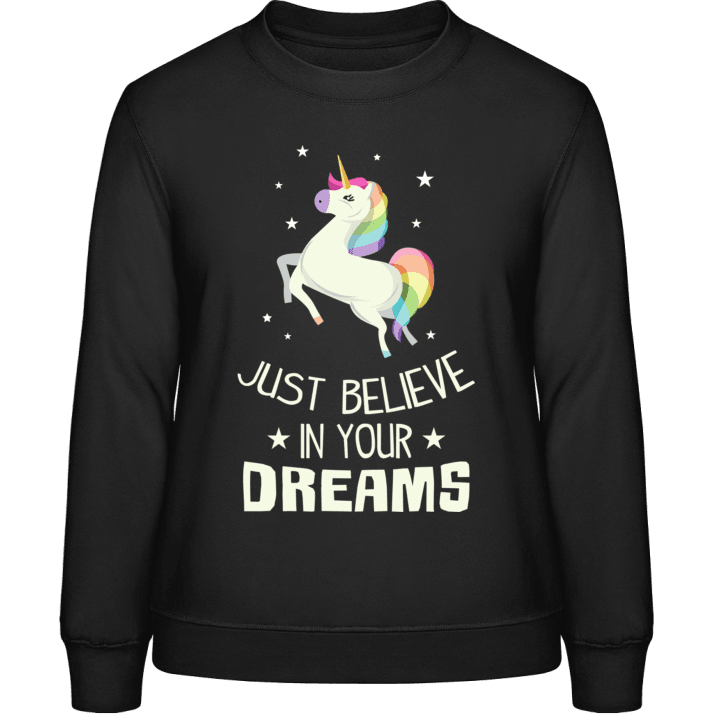 Believe In Your Dreams Unicorn Sweatshirt til kvinder 0 image