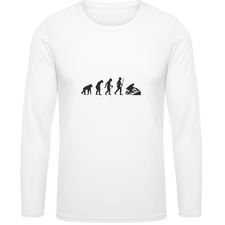 Carpenter Evolution Humor Shirt met lange mouwen contain pic