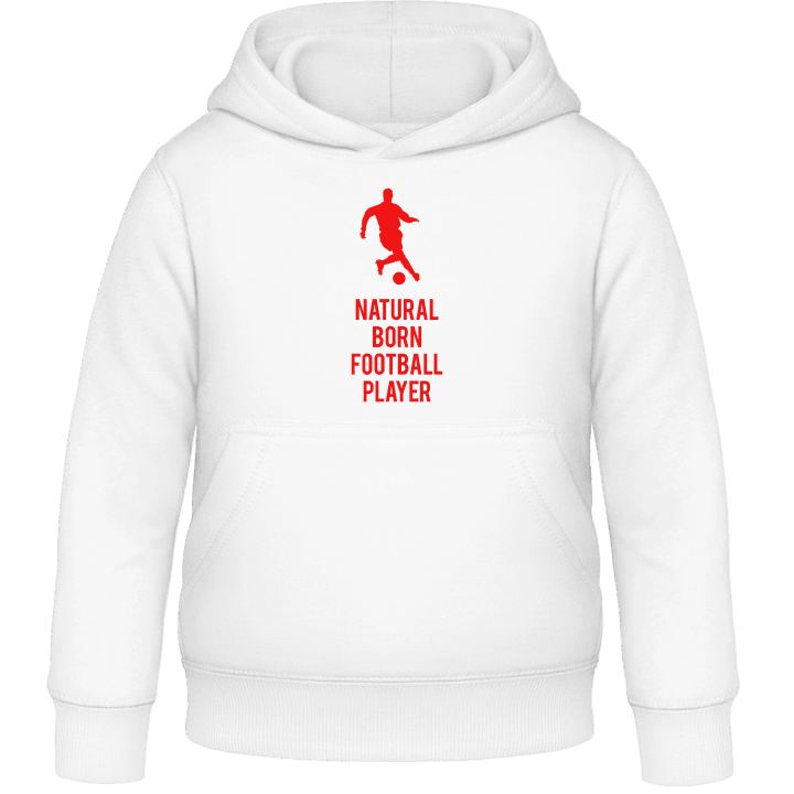 Natural Born Footballer Kids Hoodie contain pic