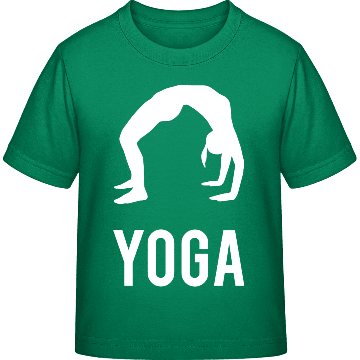 Yoga Scene T-skjorte for barn contain pic