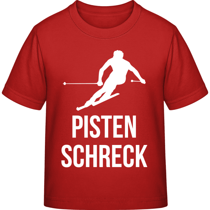 Pistenschreck Skifahrer T-shirt pour enfants contain pic