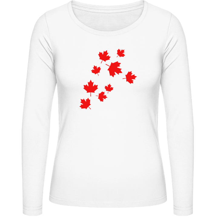 Canada Autumn Vrouwen Lange Mouw Shirt contain pic