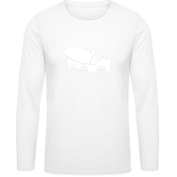Concrete mixing truck Long Sleeve Shirt contain pic
