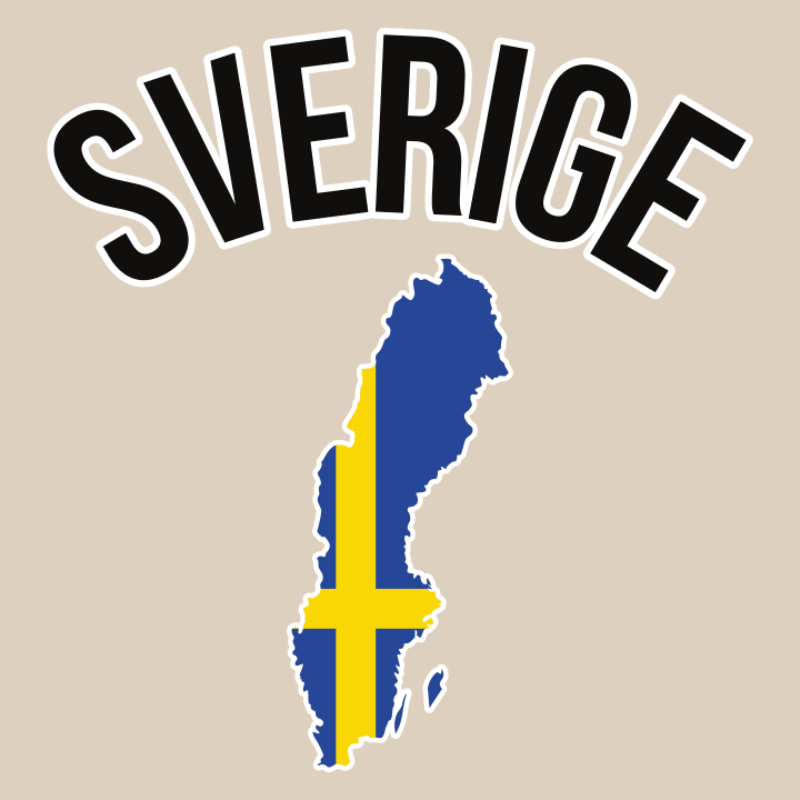 Sverige Map Vrouwen Lange Mouw Shirt 0 image