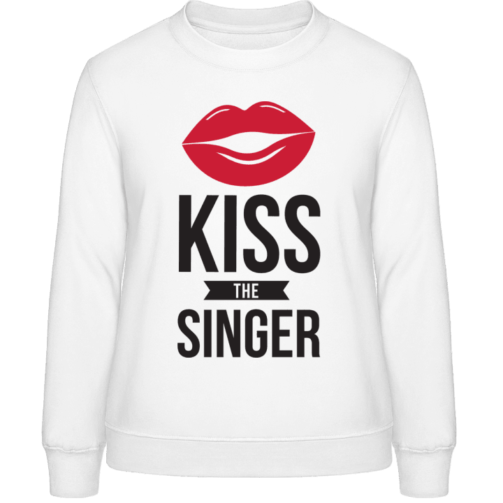Kiss the Singer Sweatshirt för kvinnor contain pic