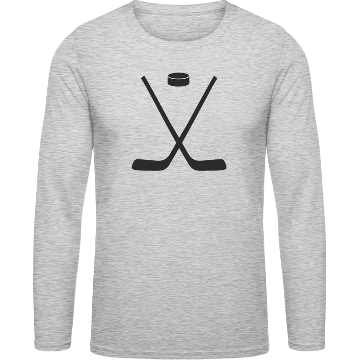 Ice Hockey Sticks T-shirt à manches longues contain pic