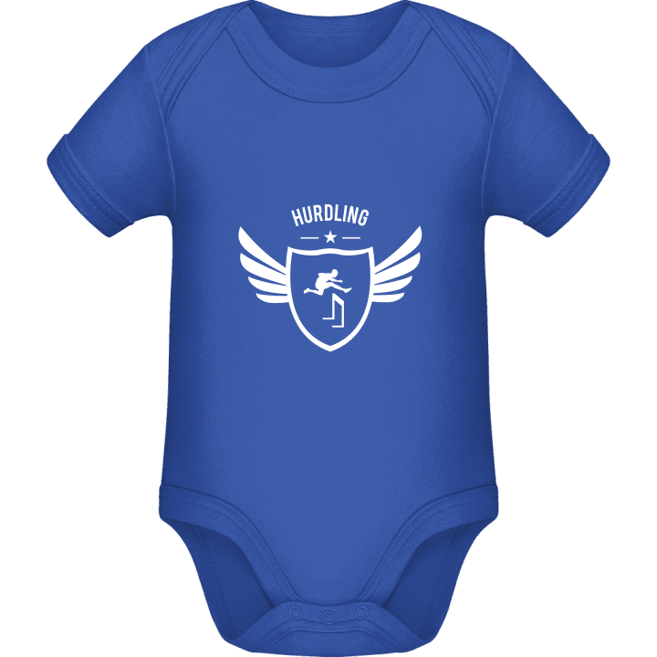 Hurdling Winged Baby Strampler contain pic