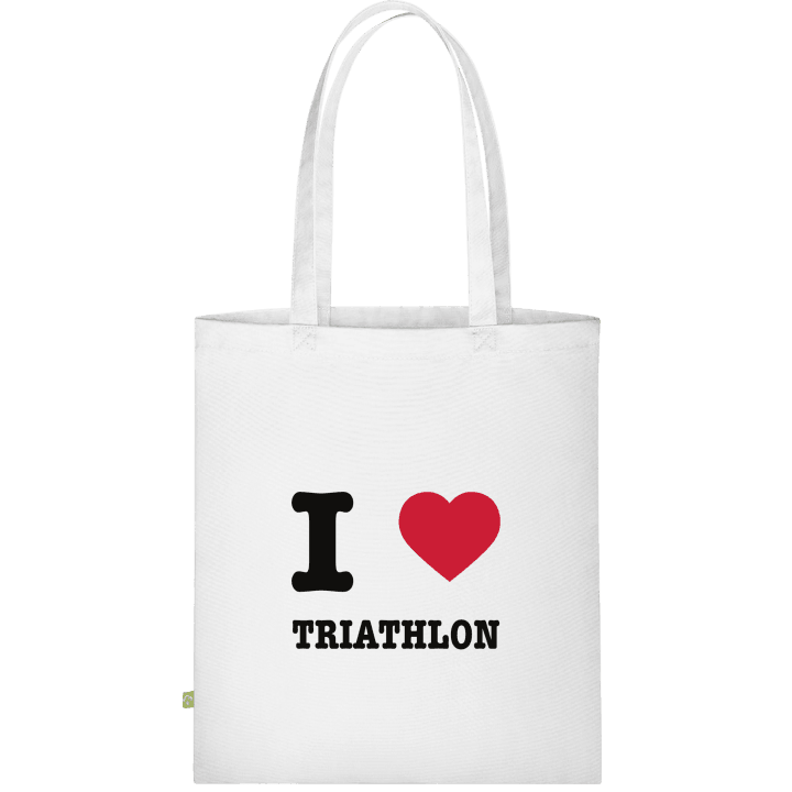 I Love Triathlon Stoffpose contain pic