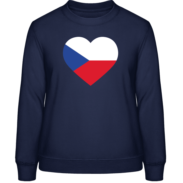 Czech Heart Sweatshirt för kvinnor contain pic