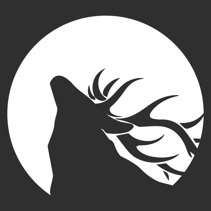 Deer with Moon Huvtröja 0 image
