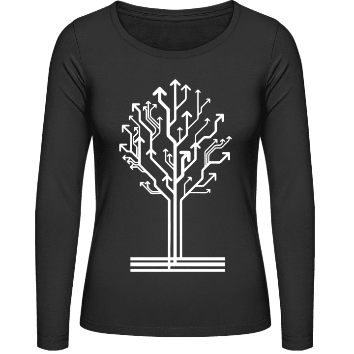 Electric Sparks Tree T-shirt à manches longues pour femmes 0 image