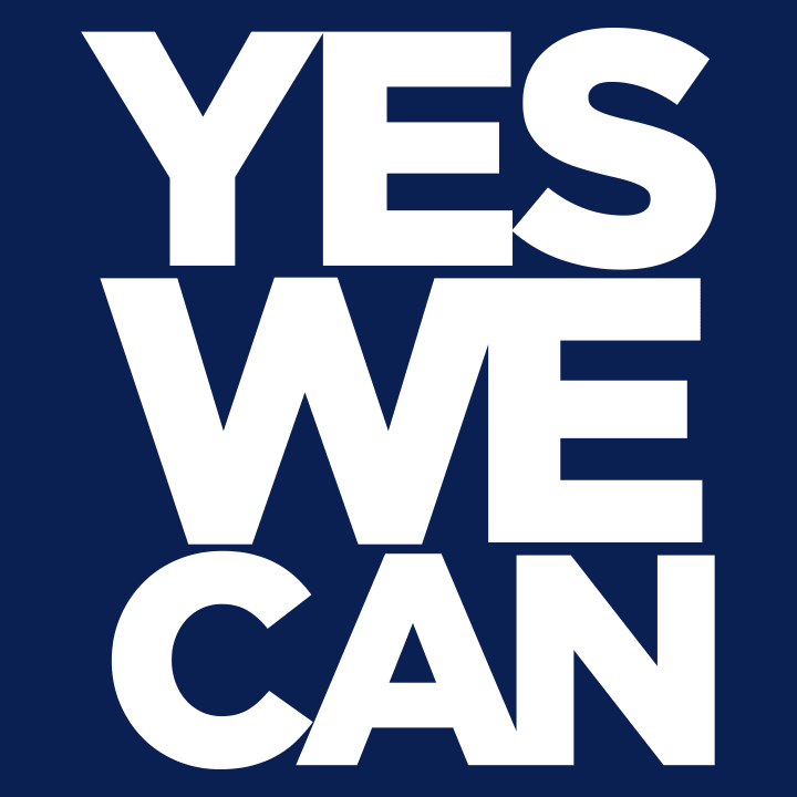 Yes We Can Slogan Stoffen tas 0 image