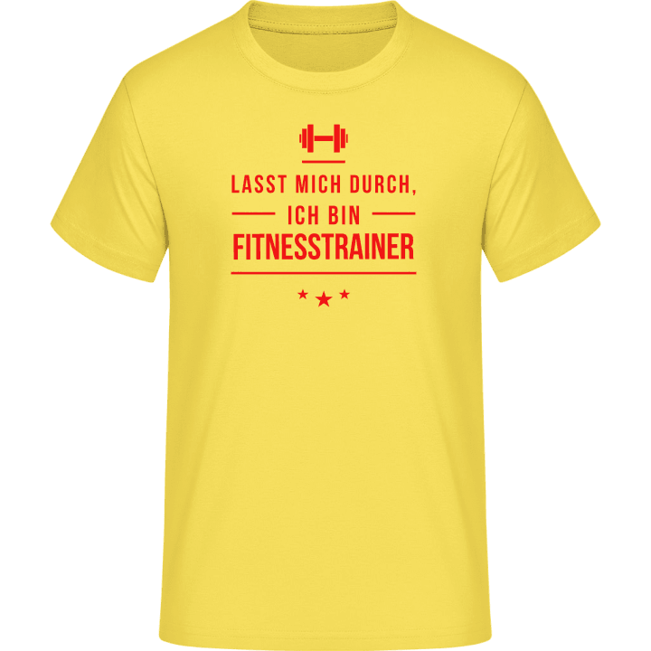 Lasst mich durch ich bin Fitnesstrainer T-skjorte 0 image