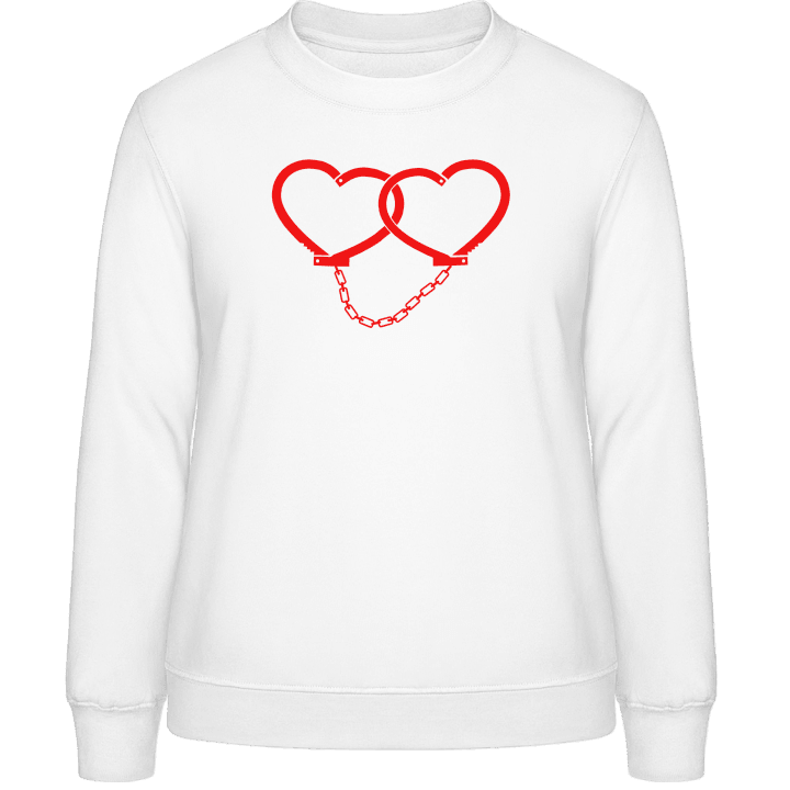 Heart Handcuffs Sweatshirt för kvinnor contain pic