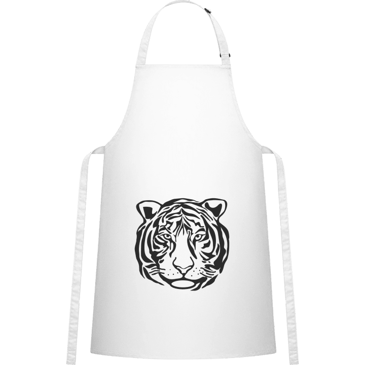 Tiger Face Outline Förkläde för matlagning 0 image