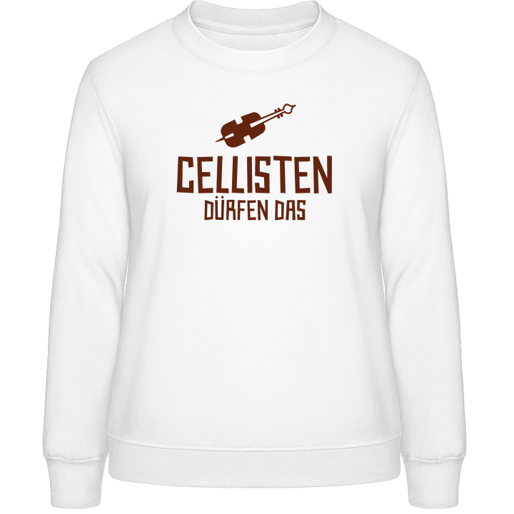 Cellisten dürfen das Frauen Sweatshirt 0 image