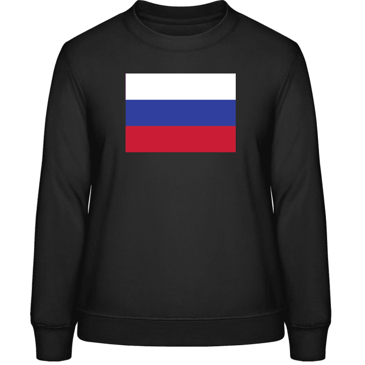 Russian Flag Felpa donna contain pic