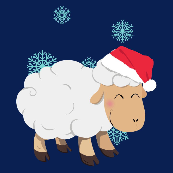 Happy Christmas Sheep Stoffen tas 0 image