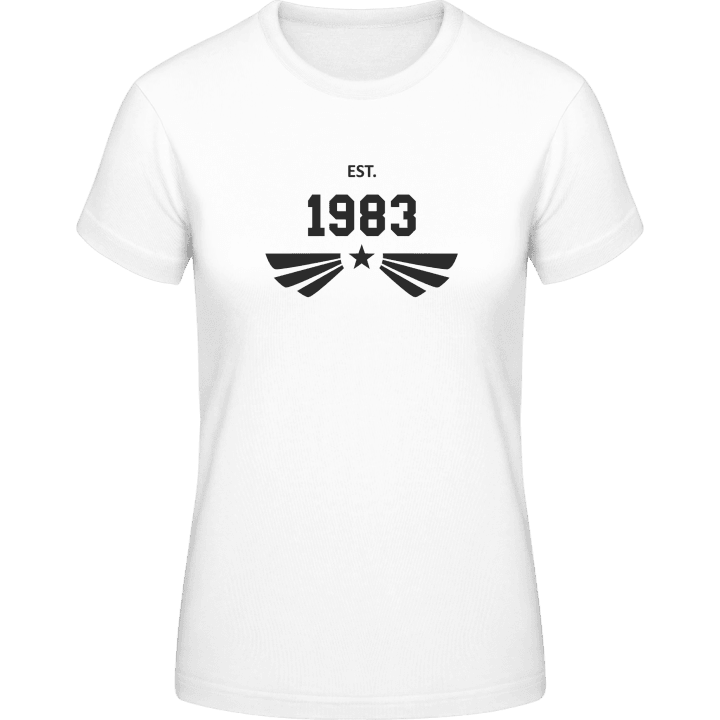 Est. 1983 Star T-shirt för kvinnor 0 image