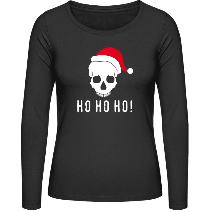 Ho Ho Ho Skull T-shirt à manches longues pour femmes 0 image