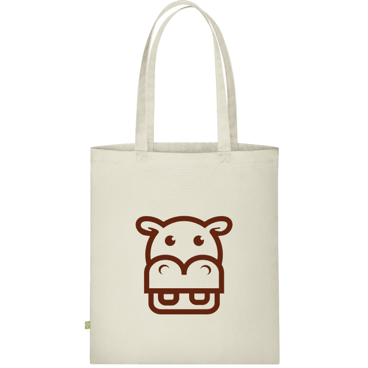 Hippo Face Icon Stofftasche 0 image