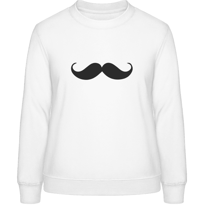 Mustache Sweatshirt för kvinnor contain pic