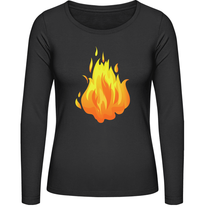 Fire Starts To Burn Vrouwen Lange Mouw Shirt 0 image