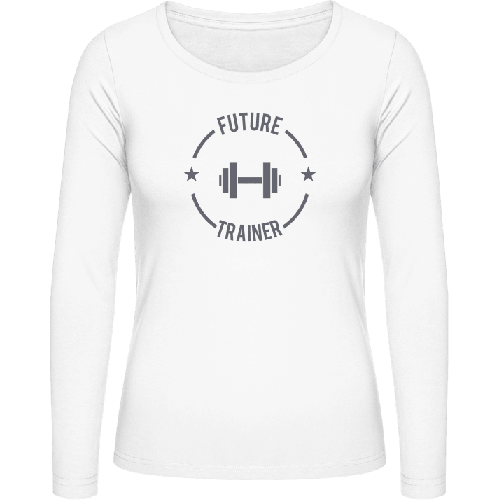 Future Trainer Frauen Langarmshirt contain pic