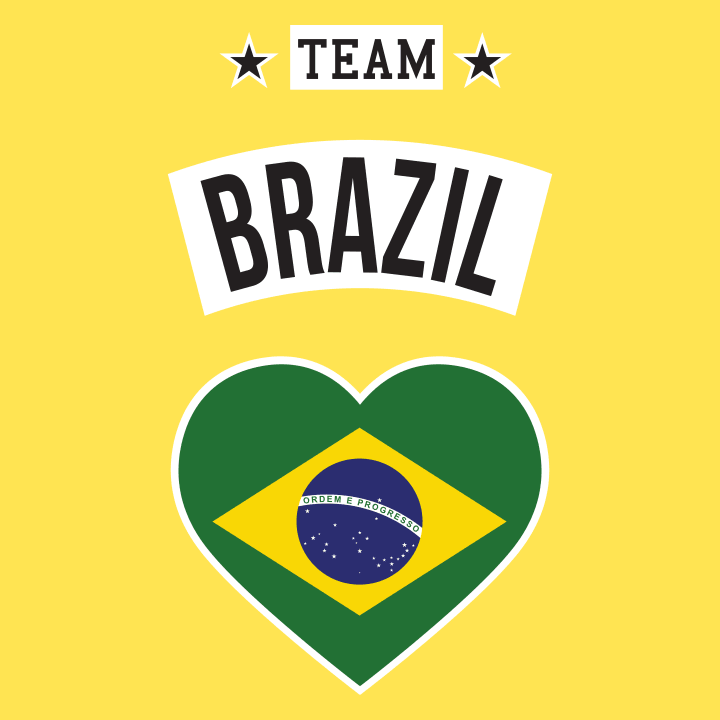 Team Brazil Heart Delantal de cocina 0 image