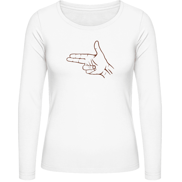 Shooting Fingers Women long Sleeve Shirt 0 image