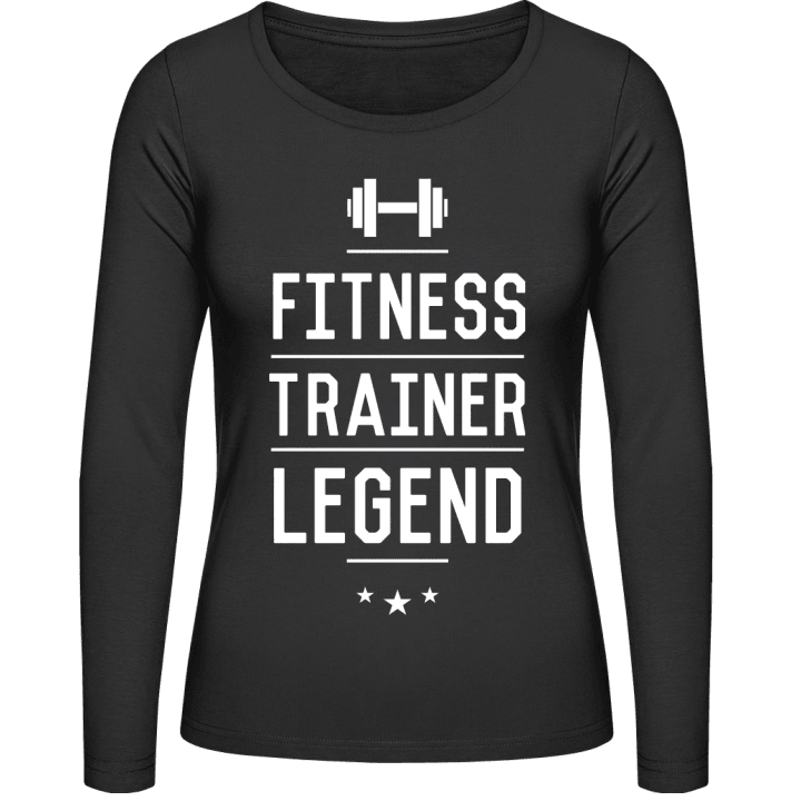 Fitness Trainer Legend Frauen Langarmshirt contain pic
