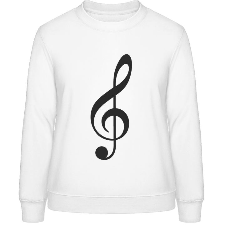 Music Note Sweatshirt för kvinnor contain pic
