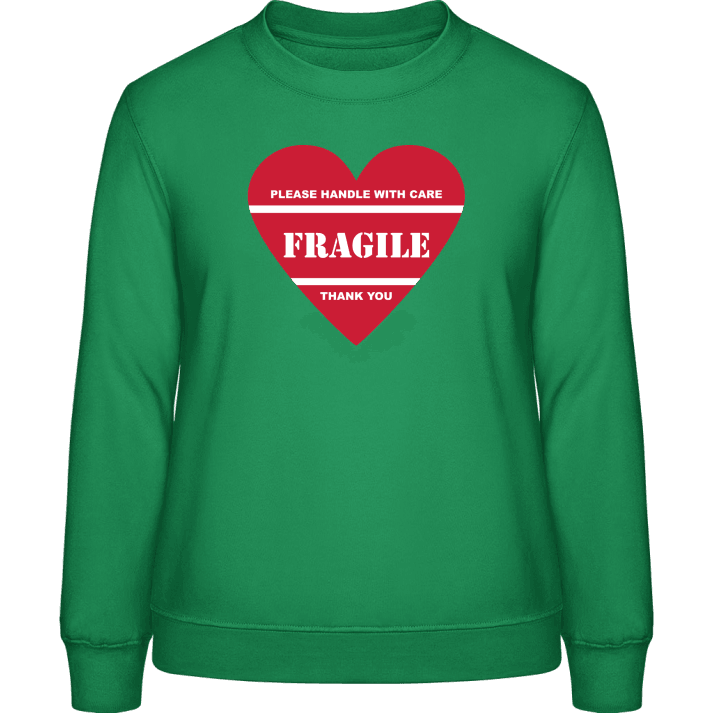 Fragile Heart Please Handle With Care Sweatshirt för kvinnor contain pic