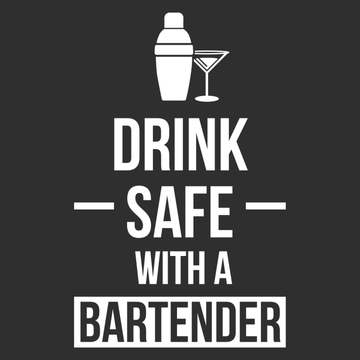 Drink Safe With A Bartender Sweat à capuche pour femme 0 image