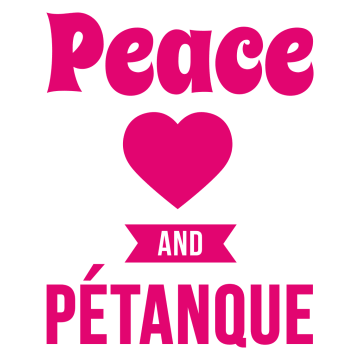 Peace Love Pétanque Vrouwen Lange Mouw Shirt 0 image