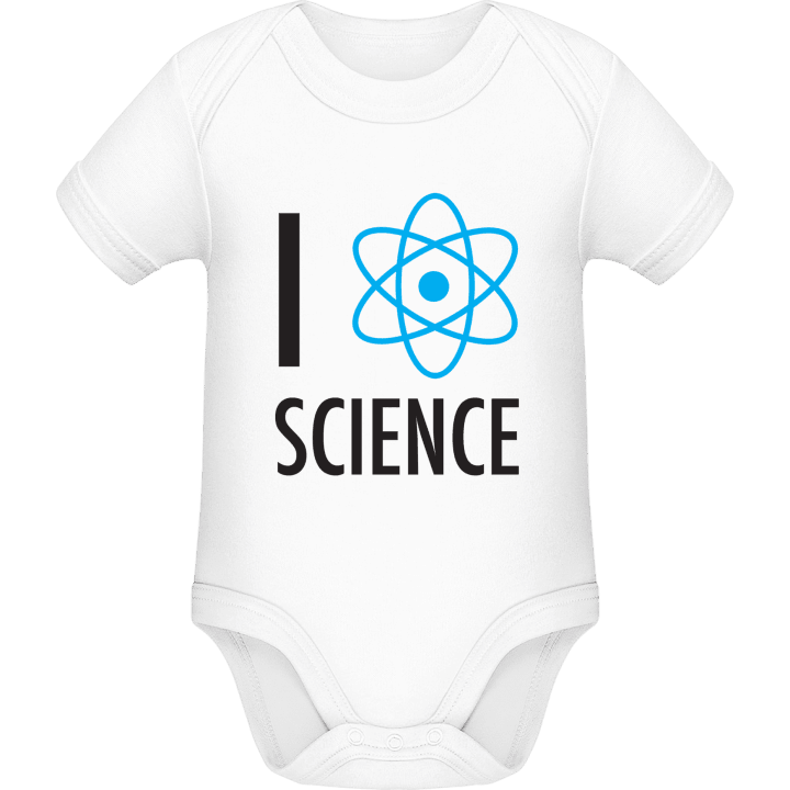 I heart Science Baby romper kostym contain pic