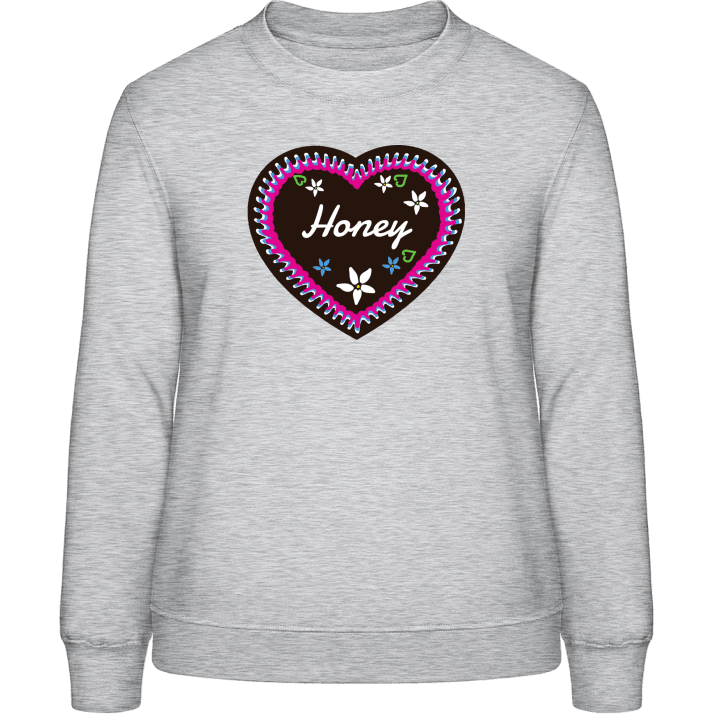 Honey Gingerbread heart Sweatshirt för kvinnor contain pic