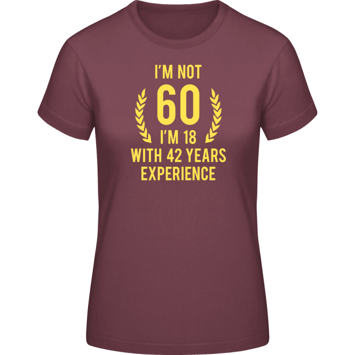 60 Years Birthday T-shirt för kvinnor 0 image