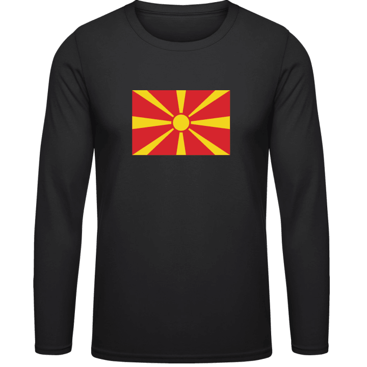 Macedonia Flag Shirt met lange mouwen contain pic