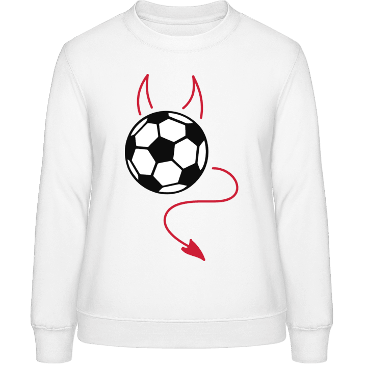 Football Devil Sweatshirt för kvinnor contain pic
