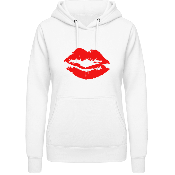 Kissing Lips Hoodie för kvinnor contain pic
