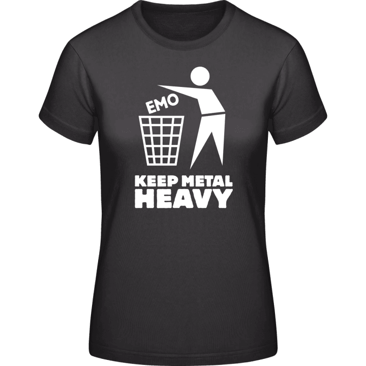 Keep Metal Heavy T-skjorte for kvinner contain pic
