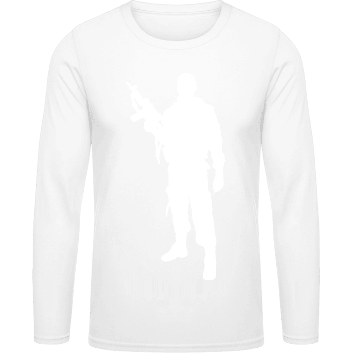 Armed Soldier T-shirt à manches longues contain pic