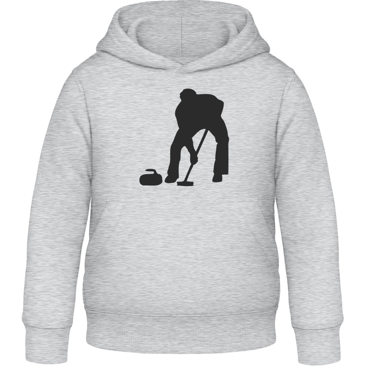 Curling Silhouette Barn Hoodie contain pic