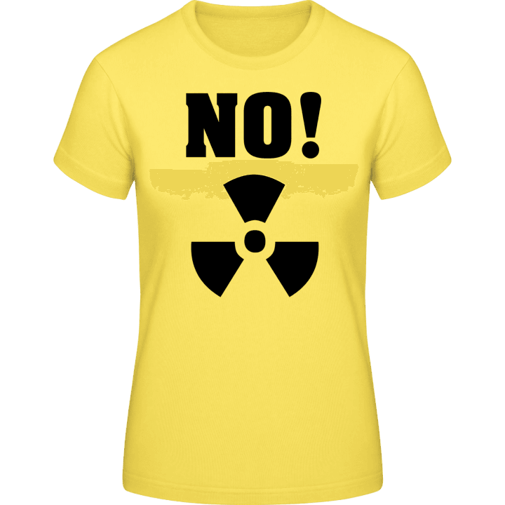 No Nuclear Power T-skjorte for kvinner contain pic